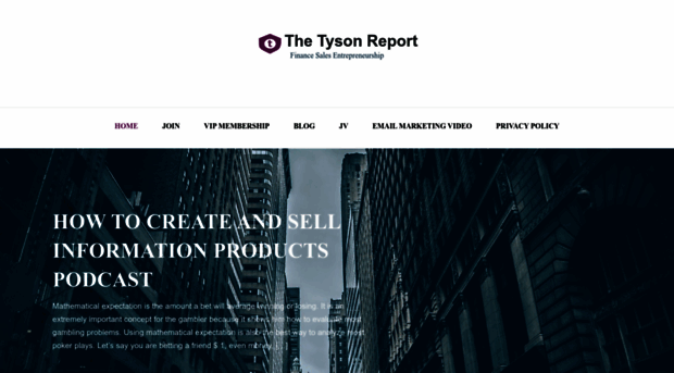 thetysonreport.com