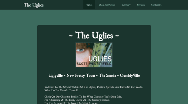 theugliesnovel.weebly.com