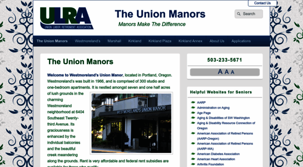 theunionmanors.org