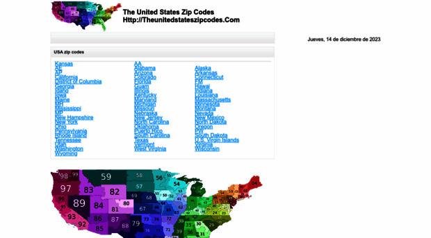 theunitedstateszipcodes.com