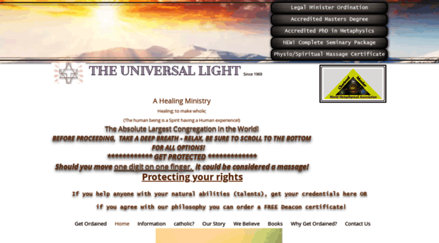 theuniversallight.com