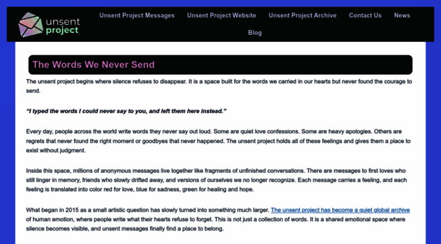 theunsentprojectt.com
