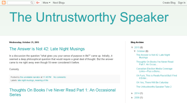 theuntrustworthyspeaker.com