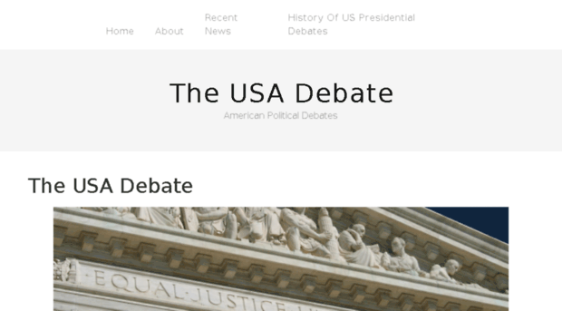 theusadebate.com
