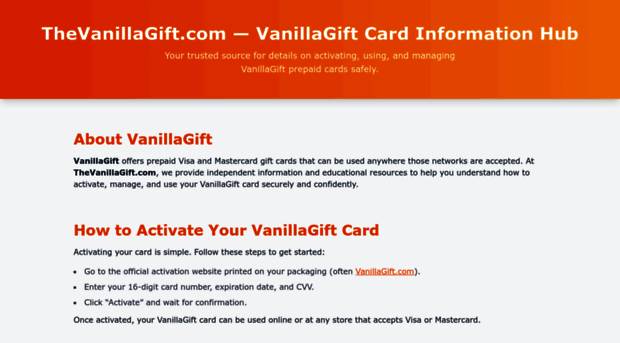 thevanillagift.com