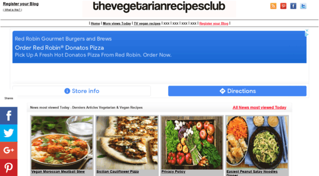 thevegetarianrecipesclub.com