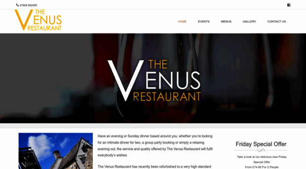 thevenusrestaurant.co.uk