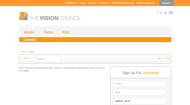 thevisioncouncil.applicantpro.com