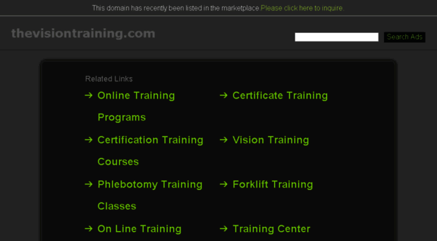 thevisiontraining.com