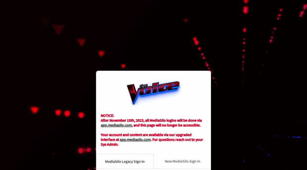 thevoice.mediasilo.com