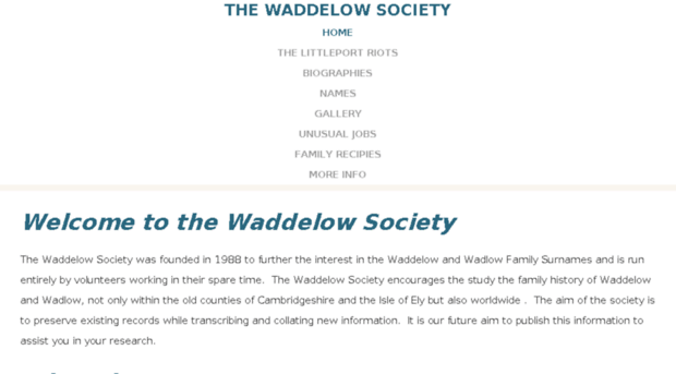 thewaddelowsociety.com