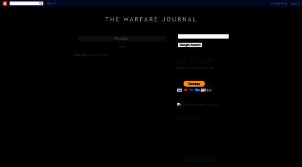 thewarfarejournal.blogspot.com