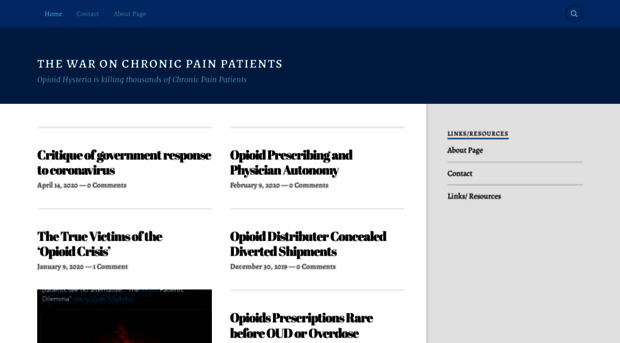 thewaronchronicpainpatients.com