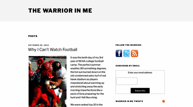 thewarriorinme.com