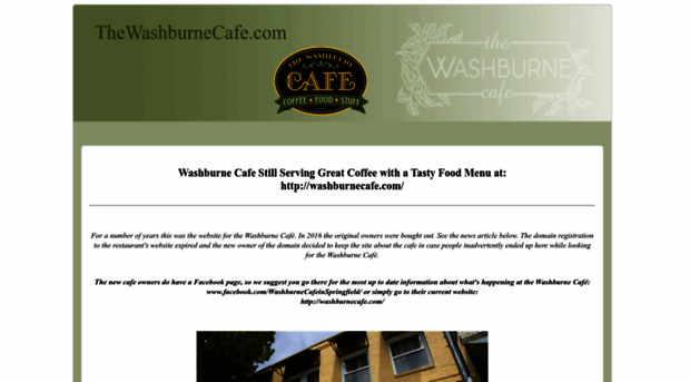 thewashburnecafe.com