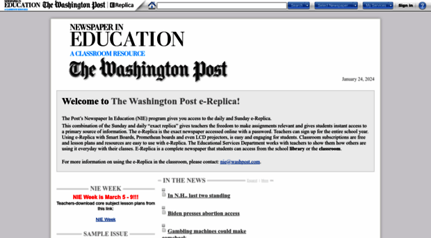 thewashingtonpostnie.newspaperdirect.com