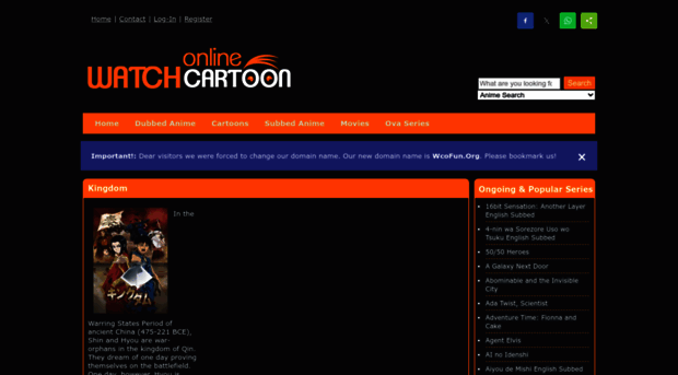 thewatchcartoononline.tv Watch Cartoons and Anime Online in HD for Free