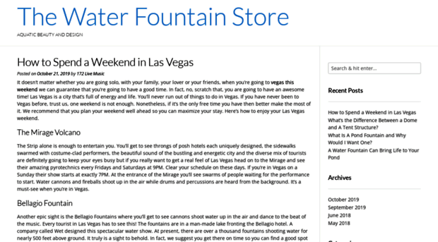 thewaterfountainstore.com