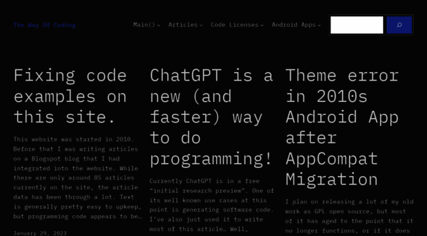 thewayofcoding.com