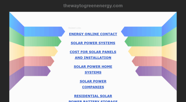 thewaytogreenenergy.com