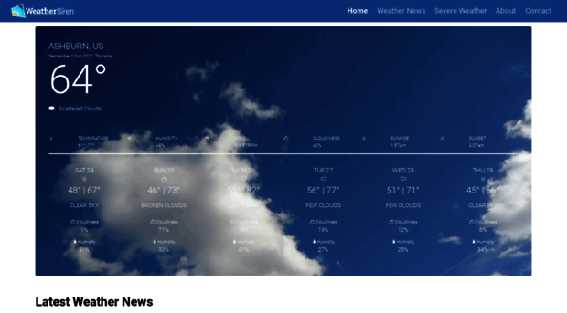 theweathersiren.com