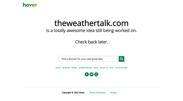 theweathertalk.com