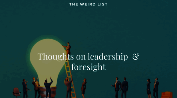 theweirdlist.com