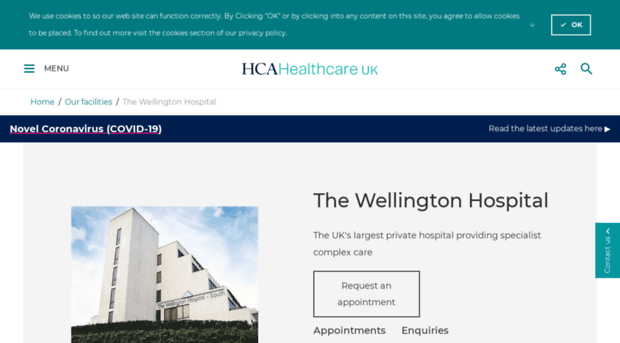 thewellingtonhospital.com