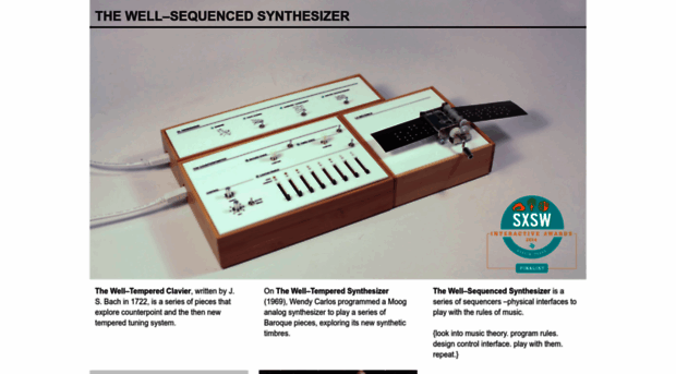 thewellsequencedsynthesizer.com