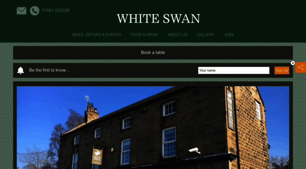 thewhiteswanovingham.co.uk