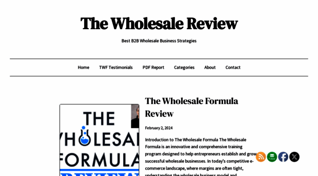 thewholesalereview.com