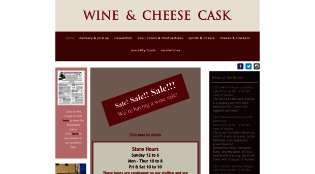 thewineandcheesecask.com