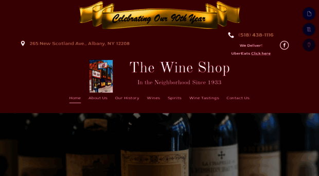 thewineshopalbany.com