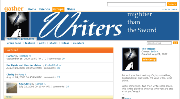 thewriters.gather.com