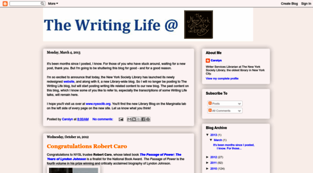 thewritinglife-nysoclib.blogspot.com