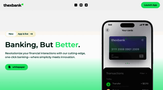thexbank.io