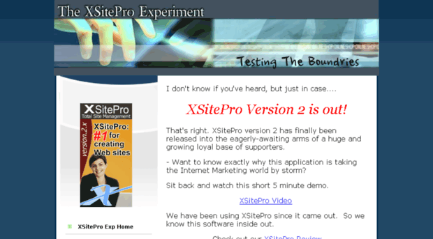 thexsiteproexperiment.com