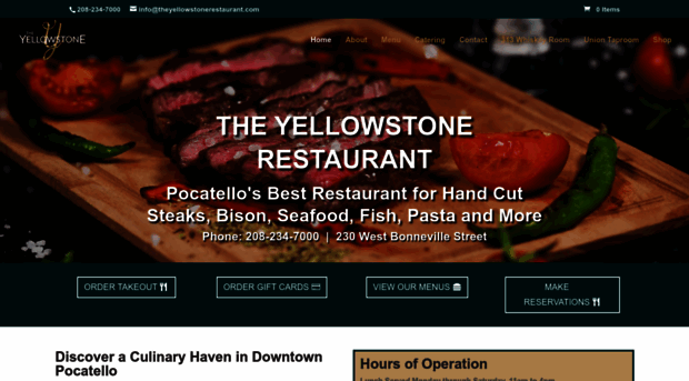 theyellowstonerestaurant.com