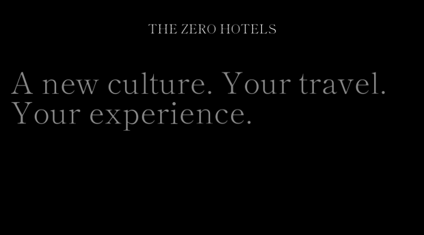 thezerohotels.com