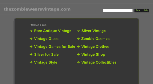 thezombiewearsvintage.com