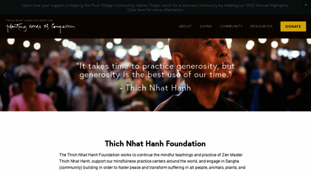 thichnhathanhfoundation.org