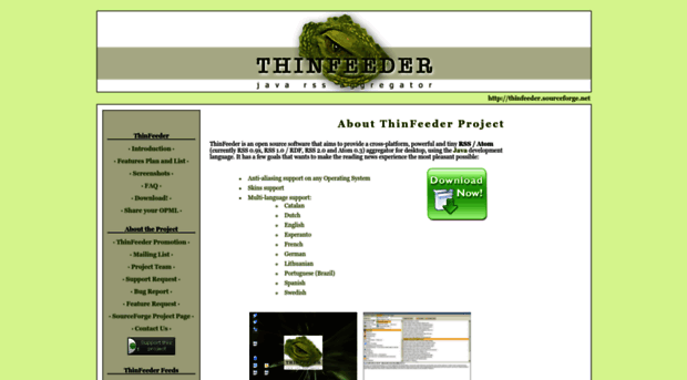 thinfeeder.sourceforge.net