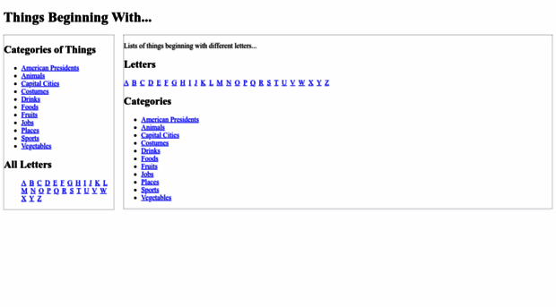 thingsbeginningwith.com