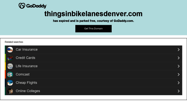 thingsinbikelanesdenver.com