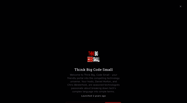 thinkbigcodesmall.io