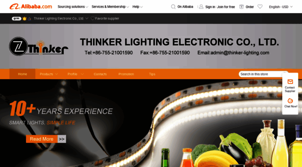 thinker-lighting.en.alibaba.com