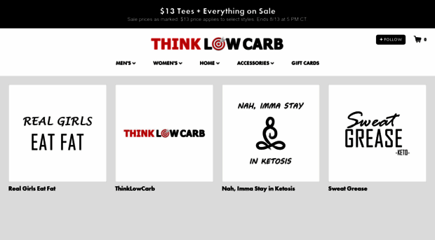 thinklowcarb.threadless.com