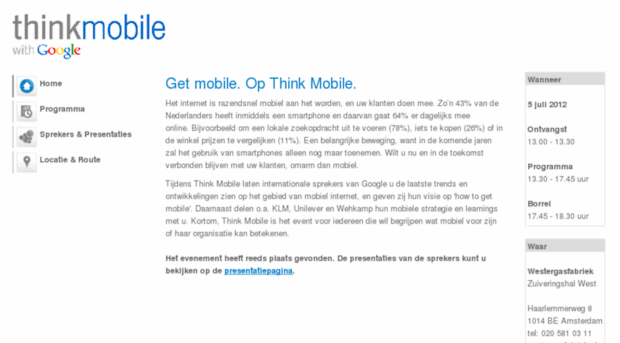 thinkmobile2012.nl