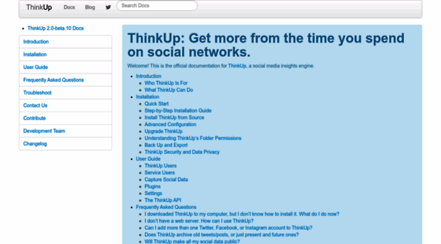 thinkup.readthedocs.io