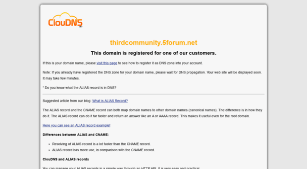 thirdcommunity.5forum.net